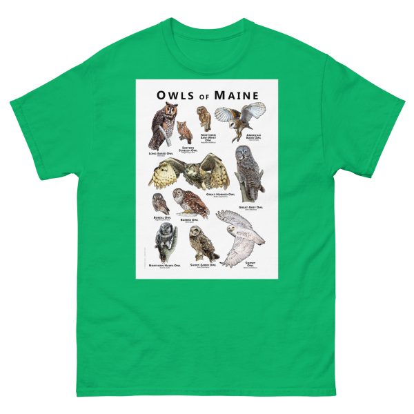 Owls of Maine - Unisex classic tee - Image 6