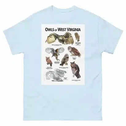 Owls of West Virginia - Unisex classic tee - Image 10
