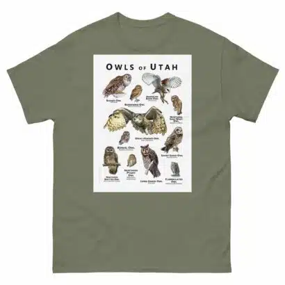 Owls of Utah - Unisex classic tee - Image 5