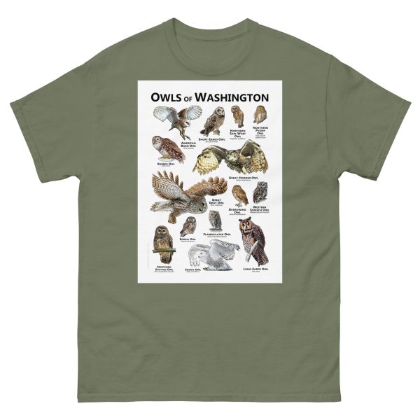 Owls of Washington - Unisex classic tee - Image 5