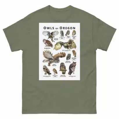 Owls of Oregon - Unisex classic tee - Image 5