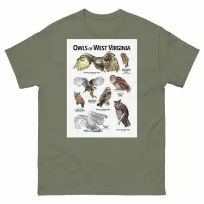 Owls of West Virginia - Unisex classic tee - Image 5