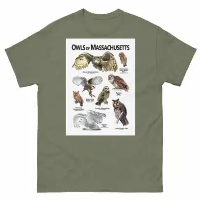 Owls of Massachusetts - Unisex classic tee - Image 5