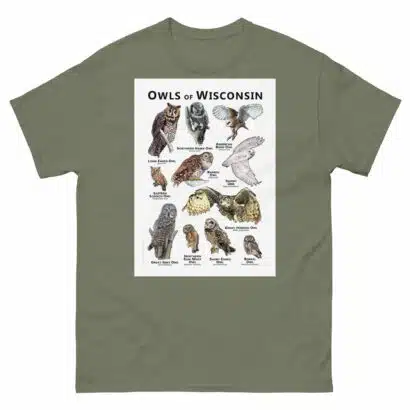 Owls of Wisconsin - Unisex classic tee - Image 5