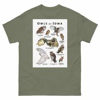 Owls of Iowa - Unisex classic tee - Image 5