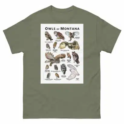 Owls of Montana - Unisex classic tee - Image 5