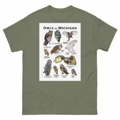 Owls of Michigan - Unisex classic tee - Image 5