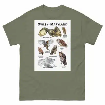 Owls of Maryland - Unisex classic tee - Image 5