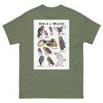 Owls of Maine - Unisex classic tee - Image 5