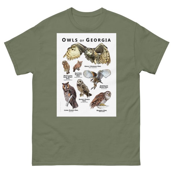 Owls of Georgia - Unisex classic tee - Image 5