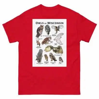 Owls of Wisconsin - Unisex classic tee - Image 3