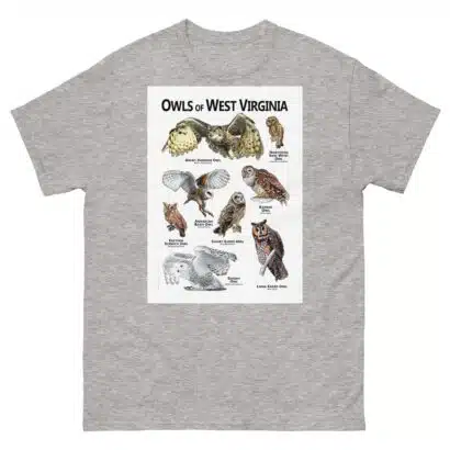 Owls of West Virginia - Unisex classic tee - Image 9