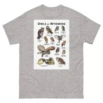 Owls of Wyoming - Unisex classic tee - Image 9