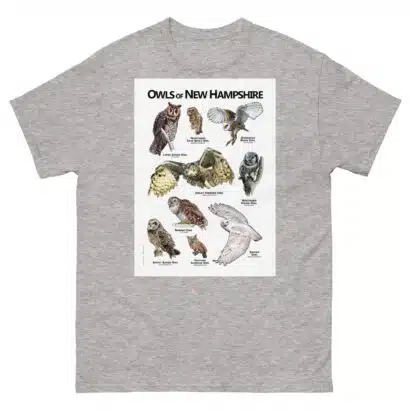 Owls of New Hampshire - Unisex classic tee - Image 9