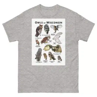 Owls of Wisconsin - Unisex classic tee - Image 9