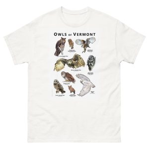 Owls of Vermont t-shirt