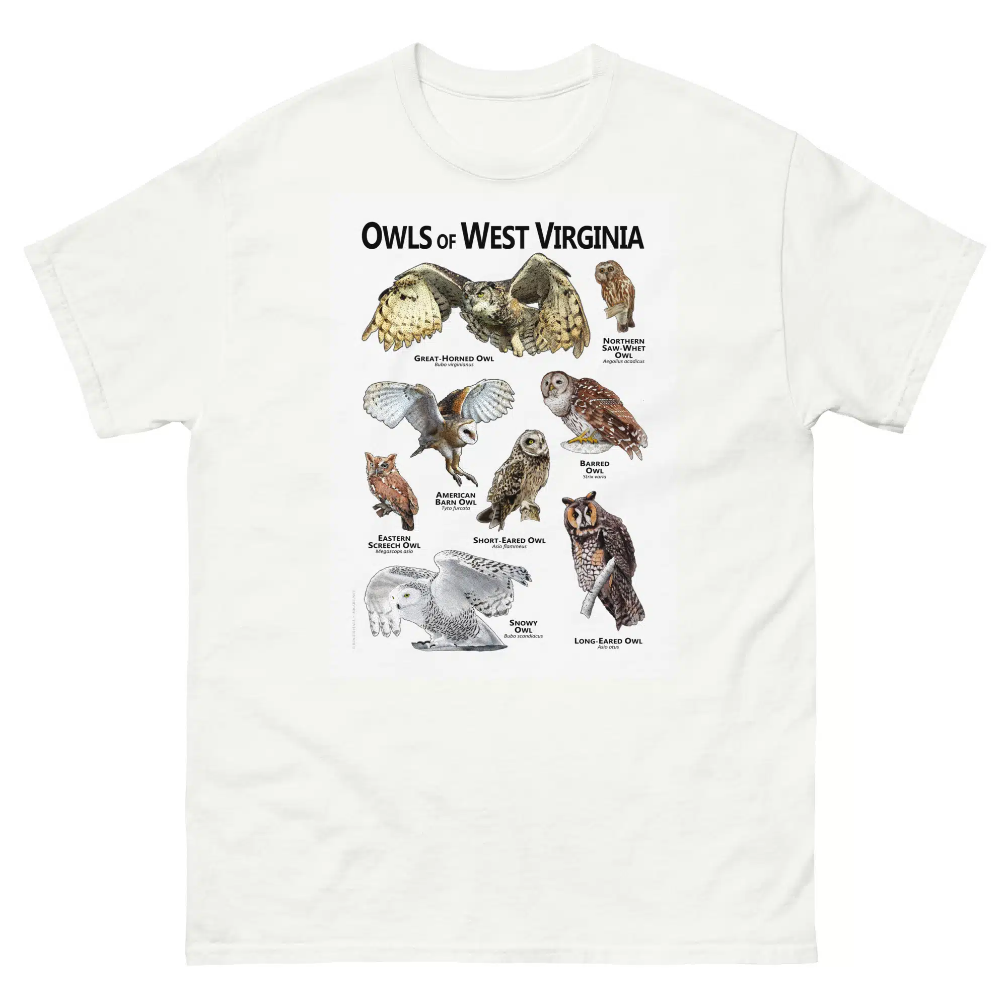 Owls of West Virginia unisex-classic-tee-white Owls of West Virginia t-shirt
