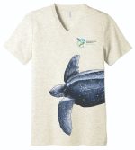 Leatherback Sea Unisex Jersey Short-Sleeve V-Neck T-Shirt