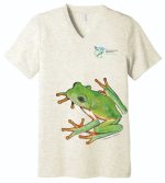 Mexican Leaf Frog Unisex Jersey Short-Sleeve V-Neck T-Shirt