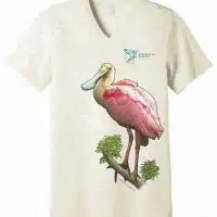 Roseate Spoonbill Unisex Jersey Short-Sleeve V-Neck T-Shirt