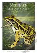 Poster design featuring of a Northern Leopard Frog